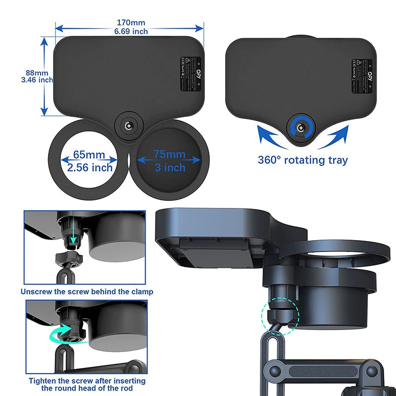 Bellissimo Fiore™ 4 in 1 Car Cup Holder