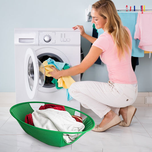 Portable Round Container Clothes Storage Laundry Hamper Basket Foldable Collapsible Hampers Laundry Bag