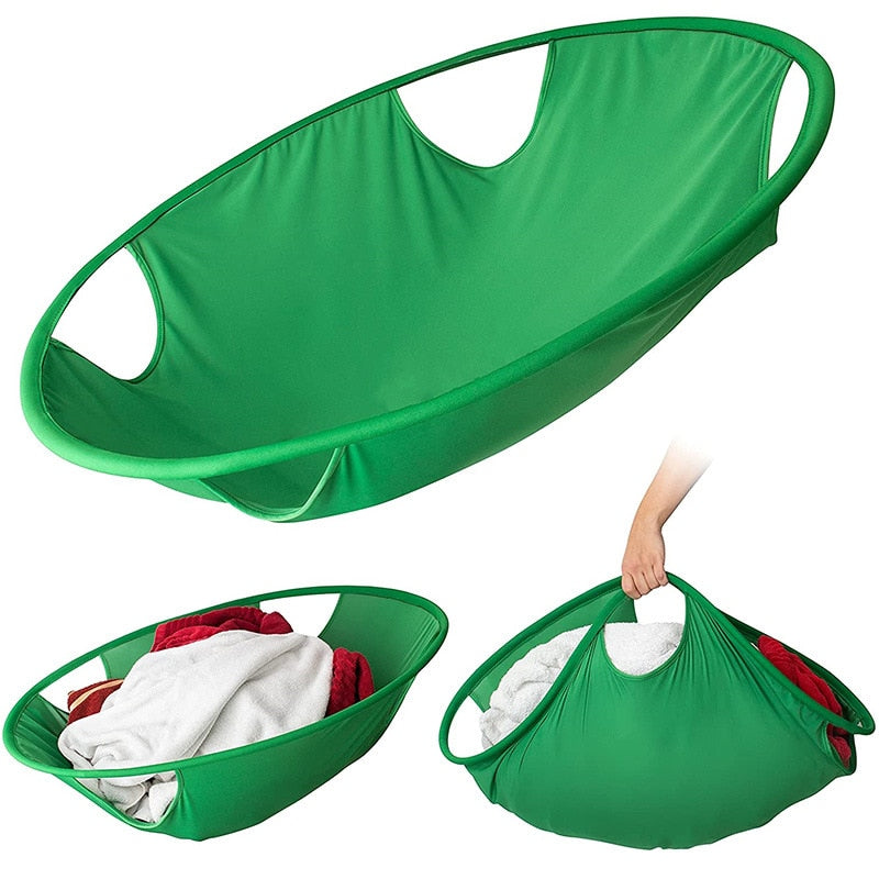 Portable Round Container Clothes Storage Laundry Hamper Basket Foldable Collapsible Hampers Laundry Bag