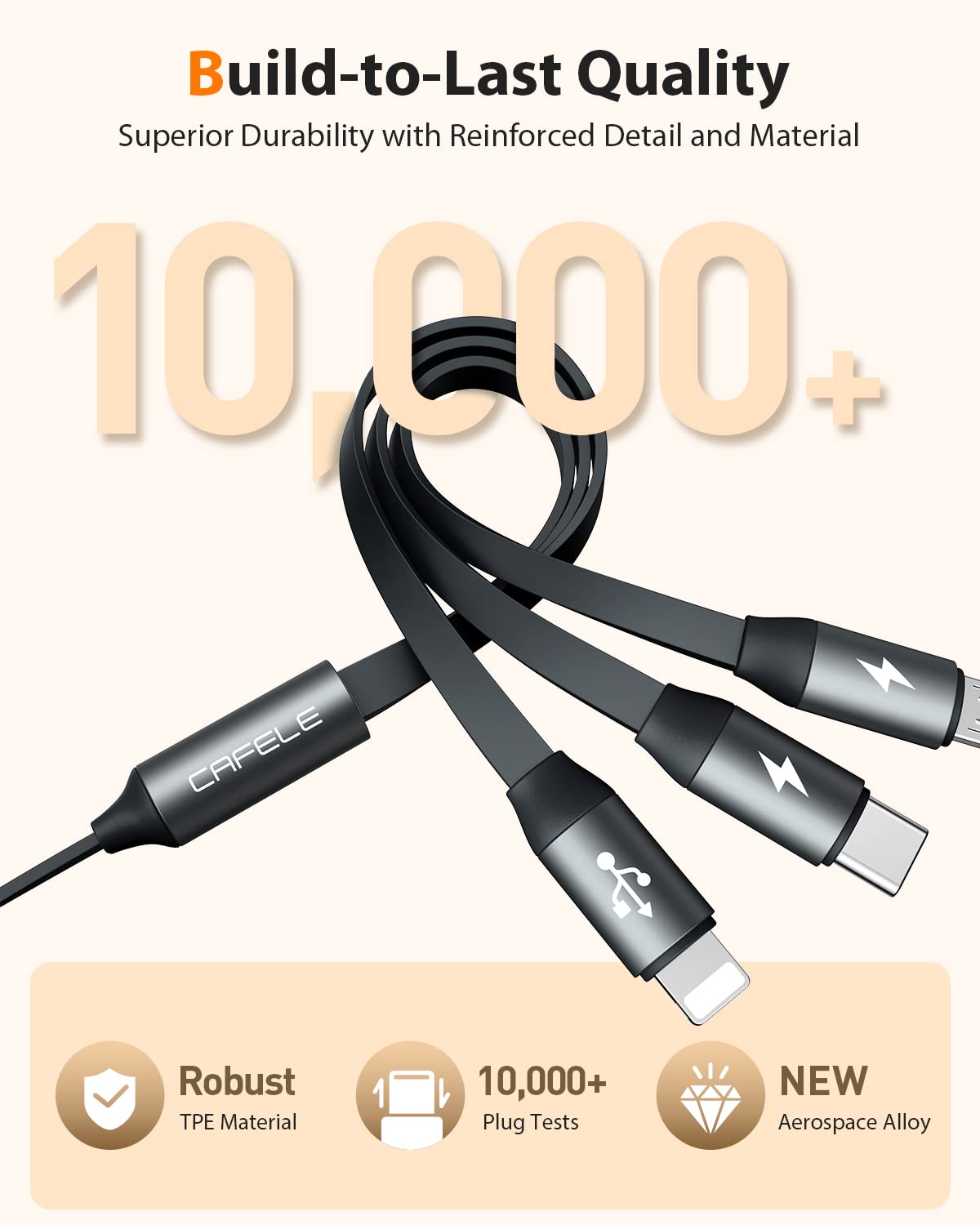 Bellissimo Flore™ 3-Way Phone Charger