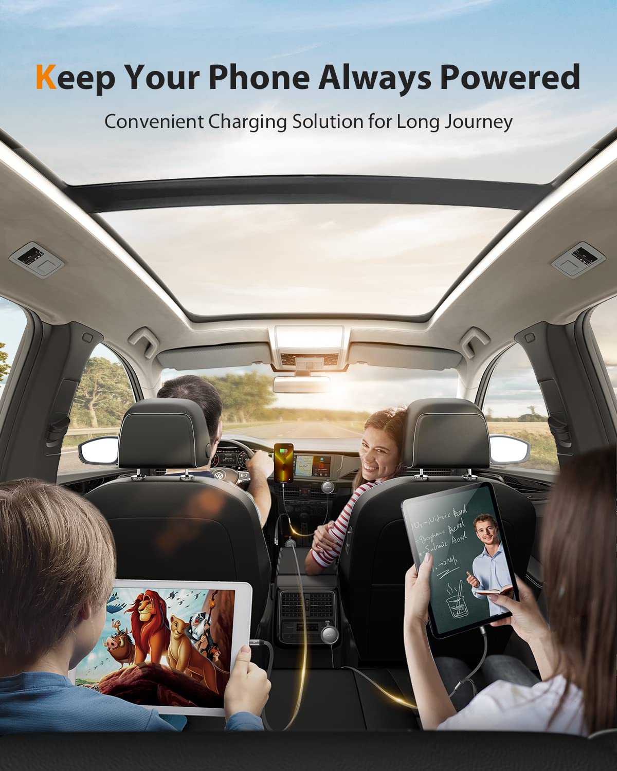 Bellissimo Flore™ 3-Way Phone Charger