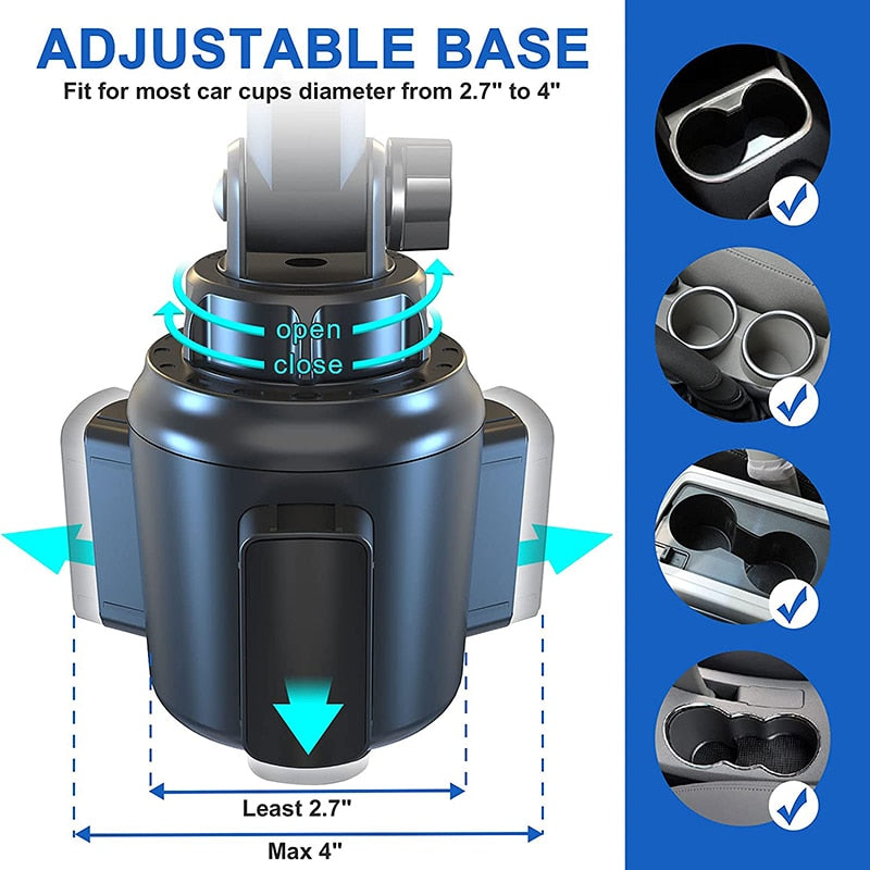 Bellissimo Fiore™ 4 in 1 Car Cup Holder